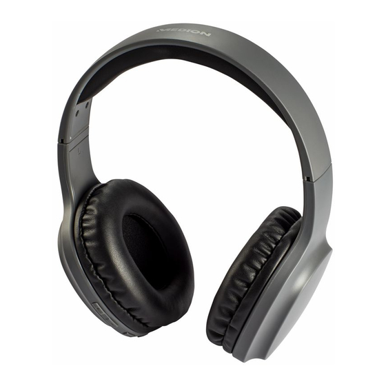 Medion MD 43453 Bluetooth Headphones Manuals