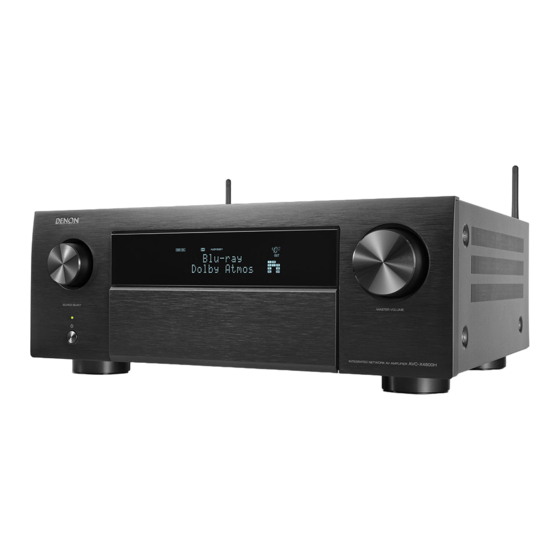 Denon AVC-X4800H Owner's Manual