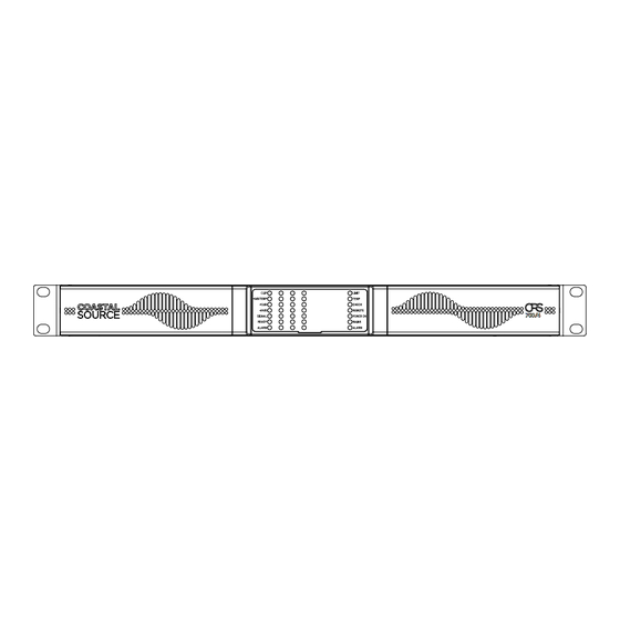 Coastal Source CRS700/4 User Manual