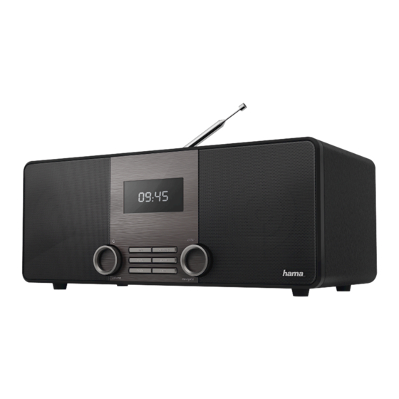 Hama DR1510BT Quick Manual