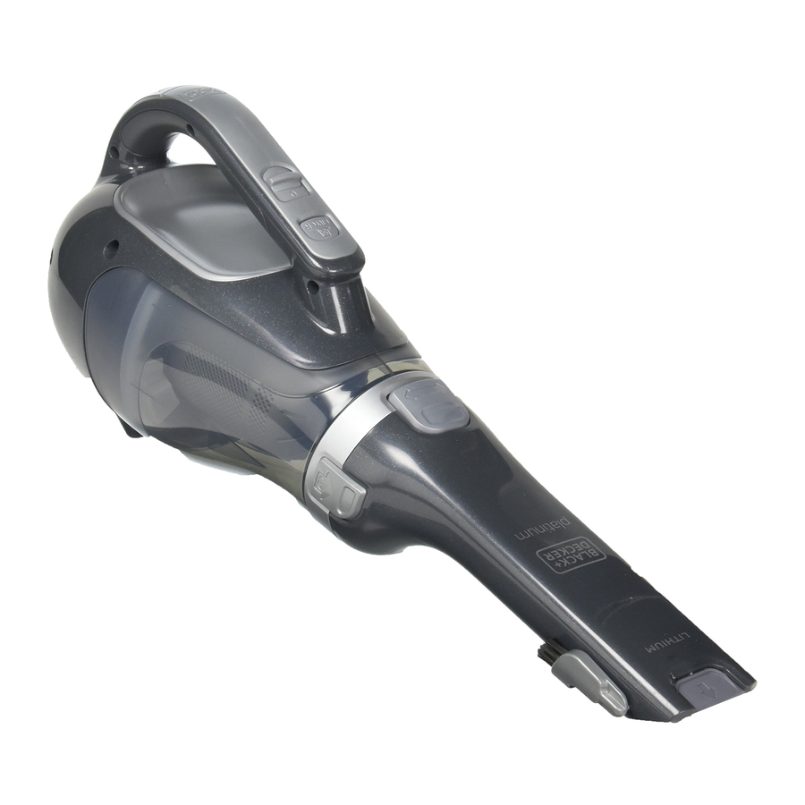 BLACK+DECKER BDH2000L, BDH2010LP, CHV1410L Manual