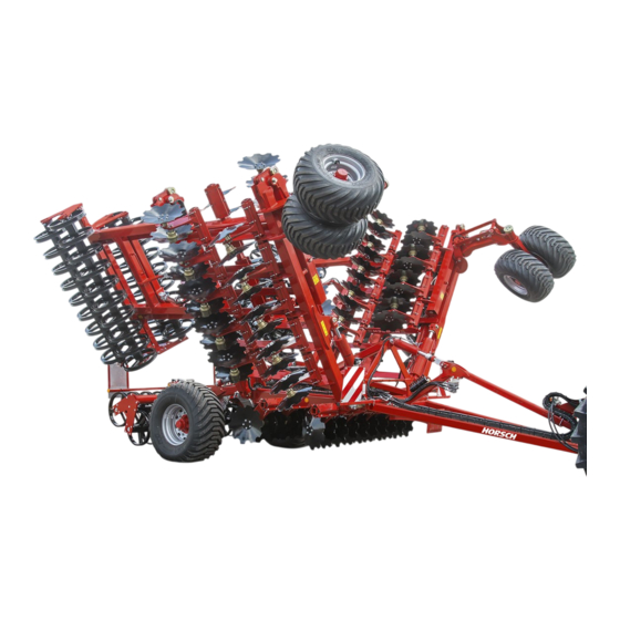 horsch Joker 7 RT+ Operating Instructions Manual
