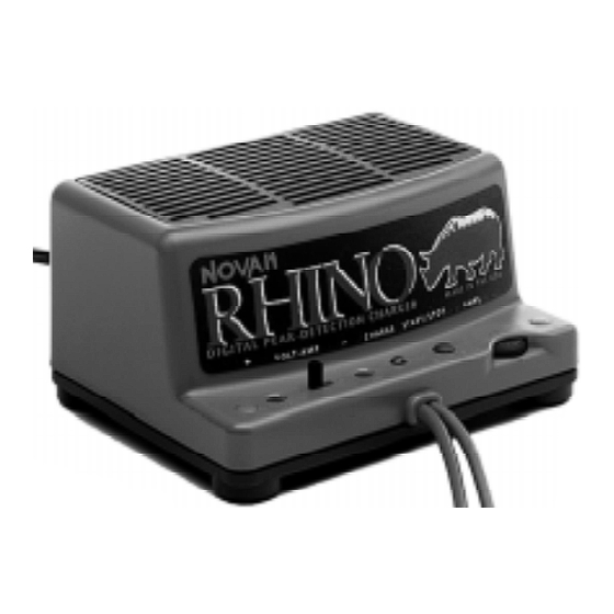 NOVAK RHINO DIGITAL PEAK-DETECTION CHARGER Operating Instructions