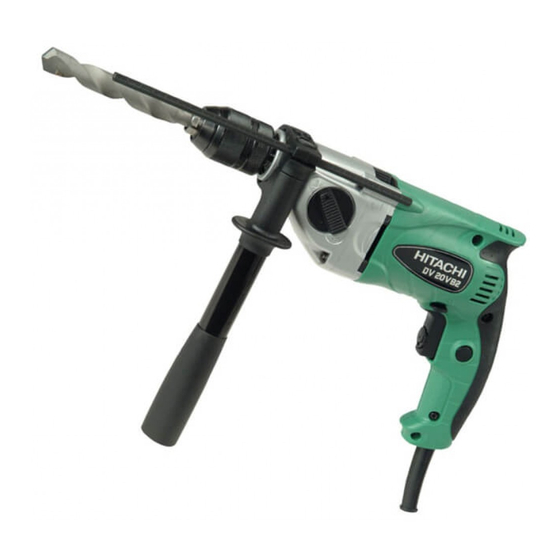 Hitachi DV 20VB2 Safety & Instruction Manual