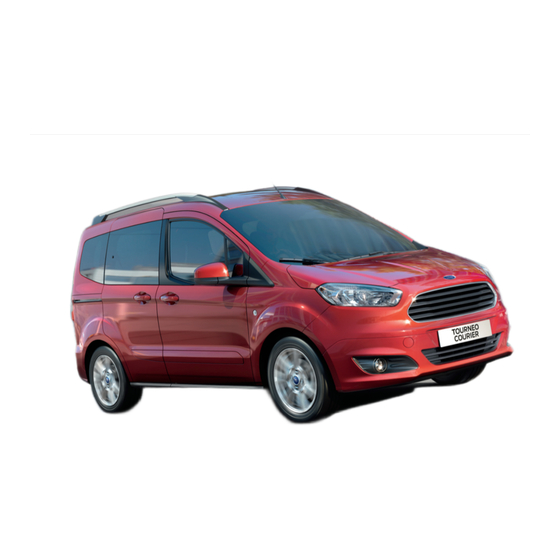 Ford TOURNEO COURIER Quick Reference Manual