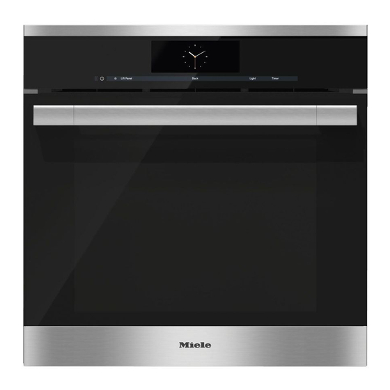 Miele DGC 6805 XL Installation Manual