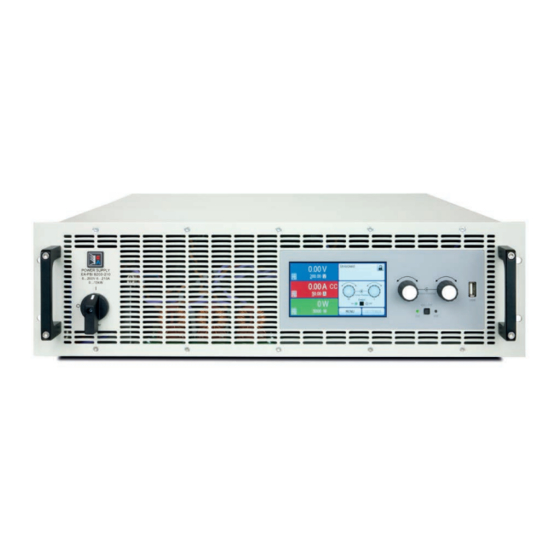 Elektro-Automatik PSI 900 3u Operating Manual
