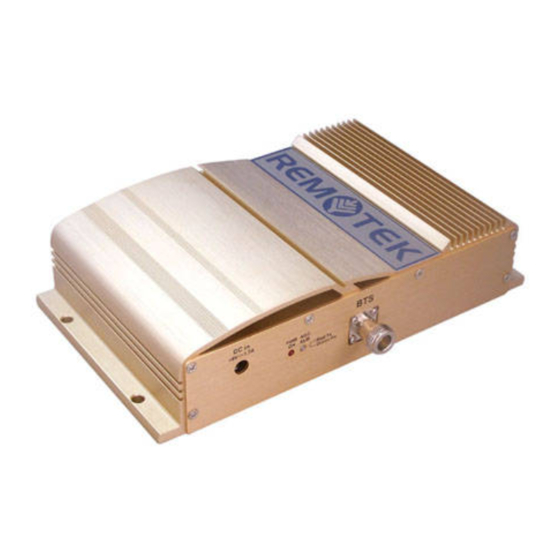 Remotek RP12 WCDMA Manual