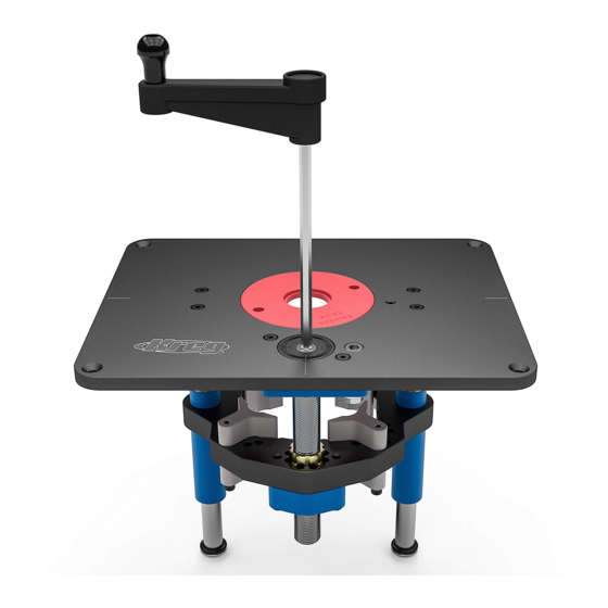 Kreg Precision Router Lift Owner's Manual
