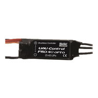 Hacker UAV Control 40 Opto Pro Manual