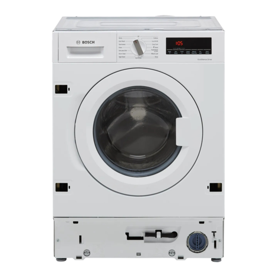 BOSCH WIW28501GB USER MANUAL AND ASSEMBLY INSTRUCTIONS Pdf Download ManualsLib