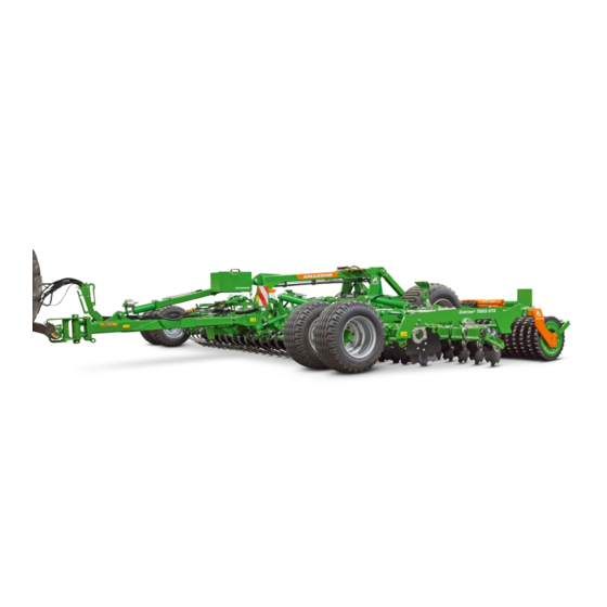 Amazone Catros XL 7003-2TX Operating Manual
