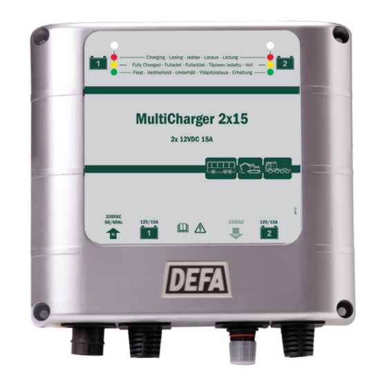 DEFA PowerSystems 1x15 User Manual