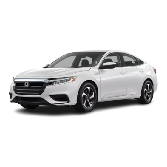 Honda INSIGHT 2021 Owner's Manual