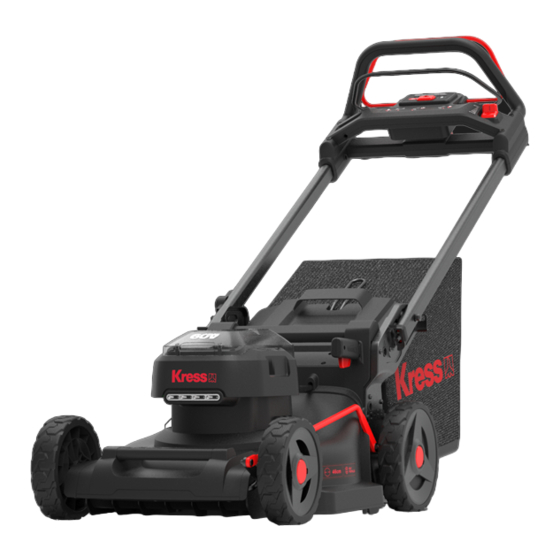 KRESS KG756E Series Safety And Operating Manual