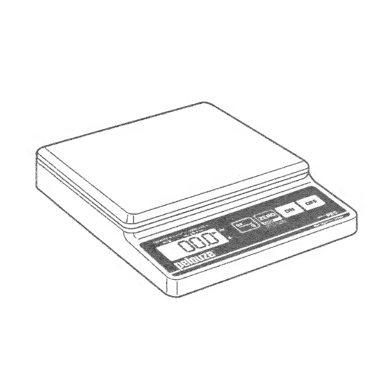 Pelouze PE5 Operator's Manual