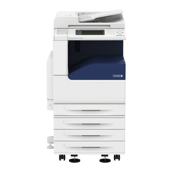 Fuji xerox DocuCentre-V C2263 Manuals | ManualsLib