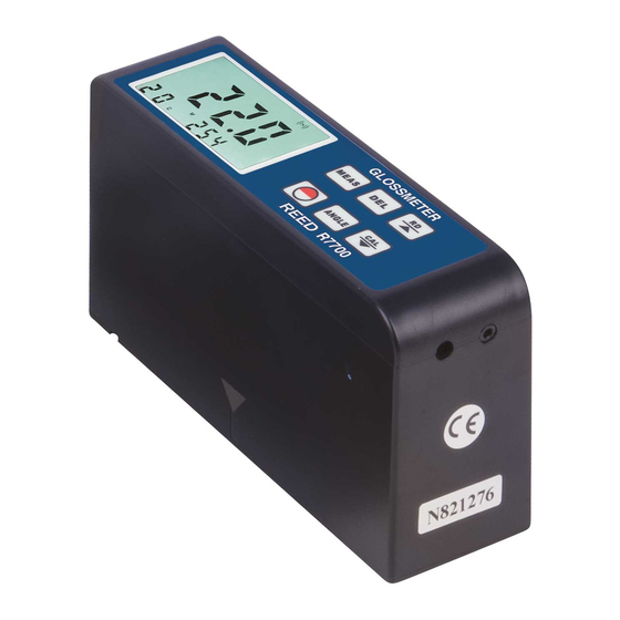 Reed Instruments R7700 Instruction Manual
