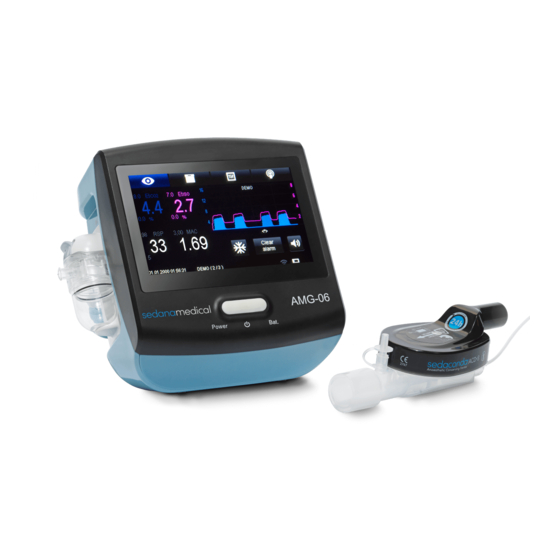 Sedanamedical AMG-06 Gas Monitor Manuals