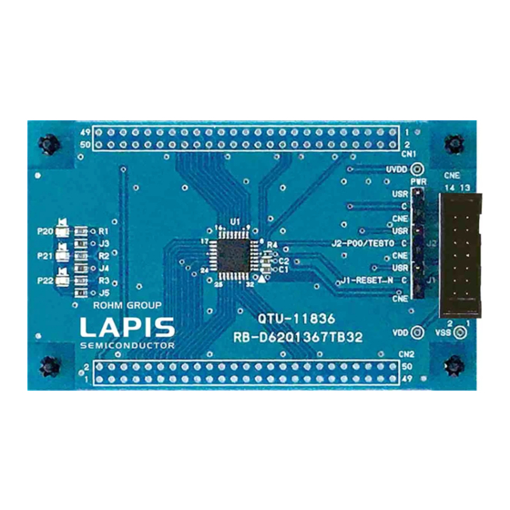 LAPIS Semiconductor ML62Q1367 Manuals