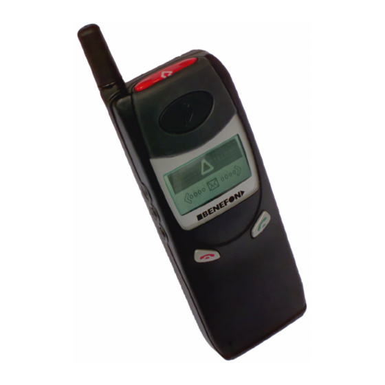 Benefon SERAPH NT Quick Manual