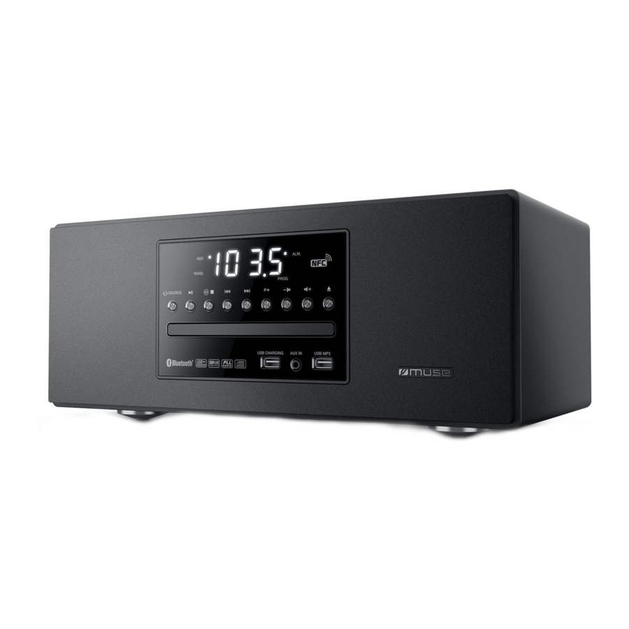 Muse M-680 BTC, M-680 BTCW - Bluetooth Speaker With Fm Radio Manual