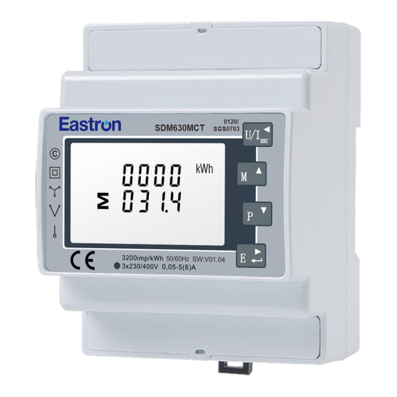 Eastron SDM630MCT Series User Manual