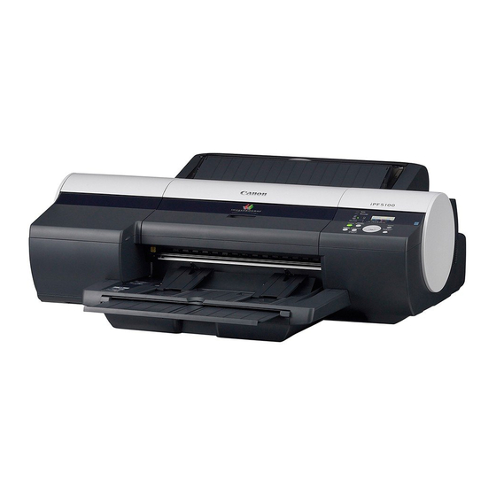 Canon iPF5100 - imagePROGRAF Color Inkjet Printer Manuals