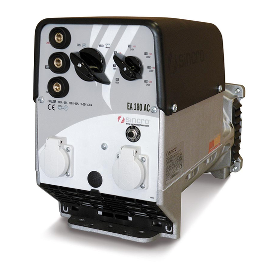 Sincro EW 130 AC Use And Maintenance Manual
