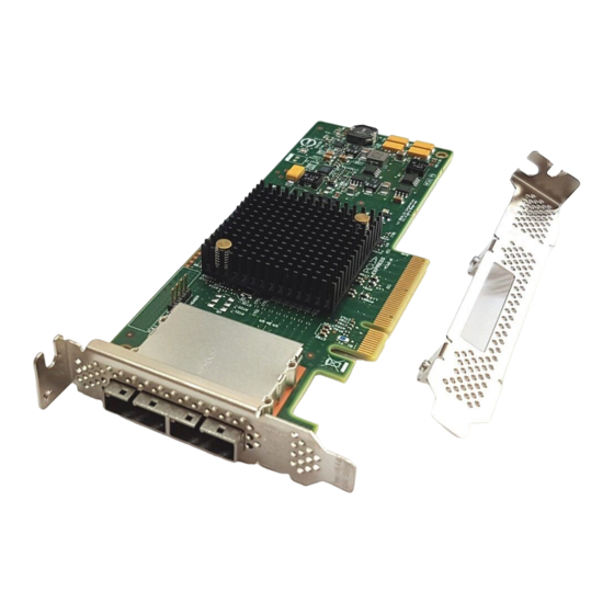 Avago LSI SAS 9207-8e Quick Installation Manual