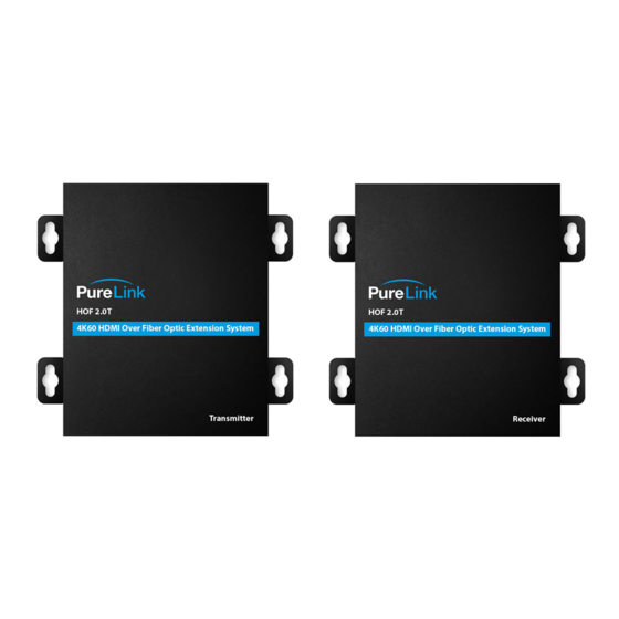 PureLink HOF 2.0T Tx User Manual