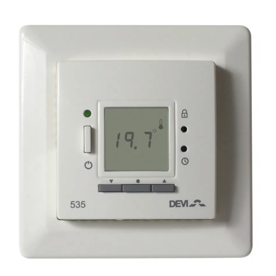 Danfoss Devireg 535 Setting Up