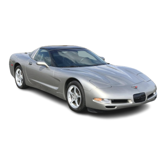 Chevrolet 2000 Corvette Owner's Manual