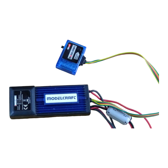 ModelCraft 207253 Operating Instructions Manual