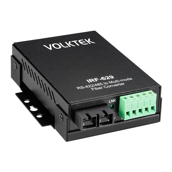 VOLKTEK IRF-629 Quick Installation Manual