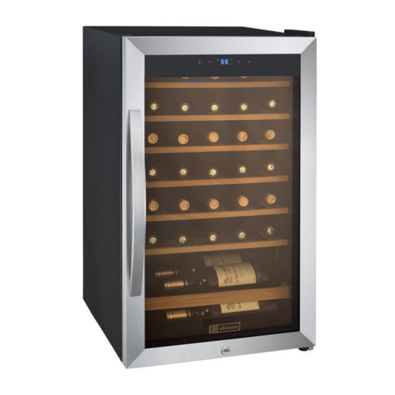 User Manuals: Allavino KWR33S-1SR Wine Refrigerator