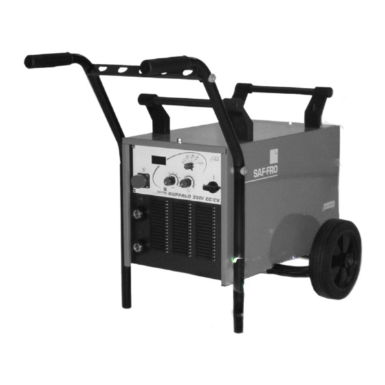 Saf-Fro BUFFALO 350I CC/CV 400V Instruction For Operation And Maintenance