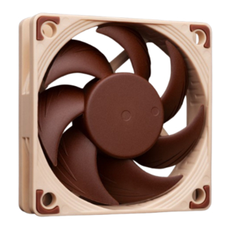 Noctua NF-A6x15 5V PWM Installation Manual