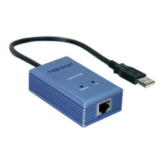 TRENDnet TU2-ET100 Quick Installation Manual