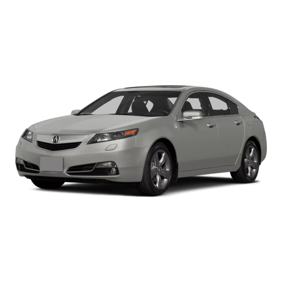 Acura 2014 TL Manual
