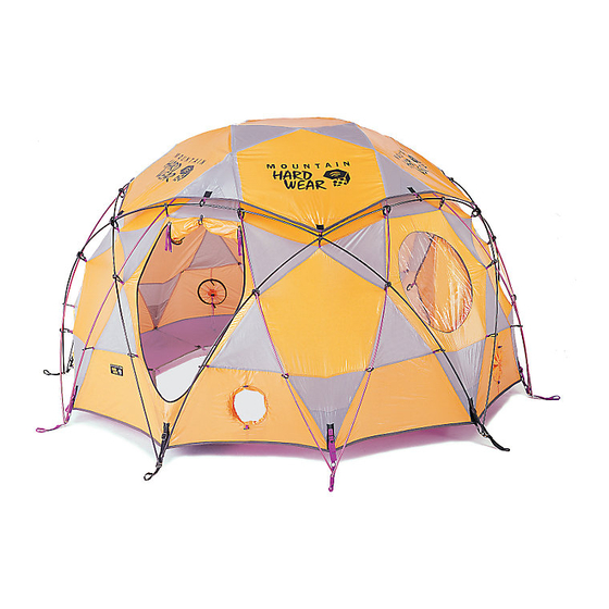 Mountain Hardwear Tent Owner's Manual