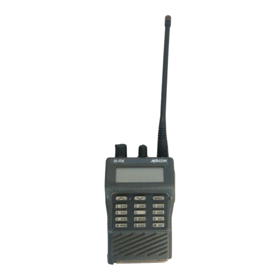 Ericsson M-RK Maintenance Manual