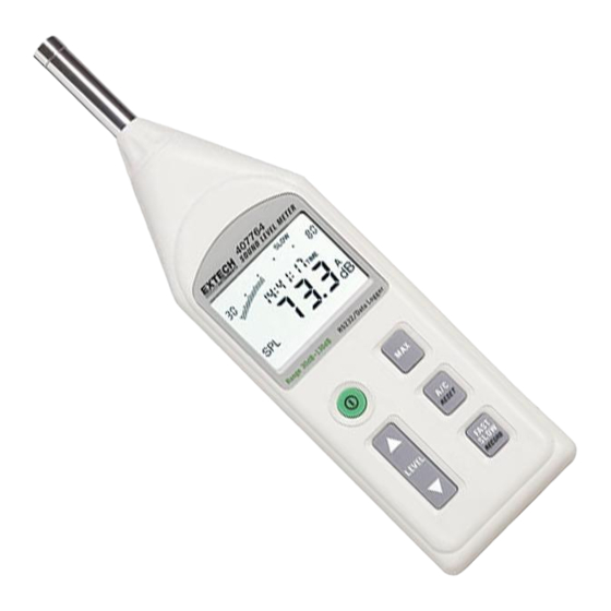 Extech Instruments 407764 User Manual