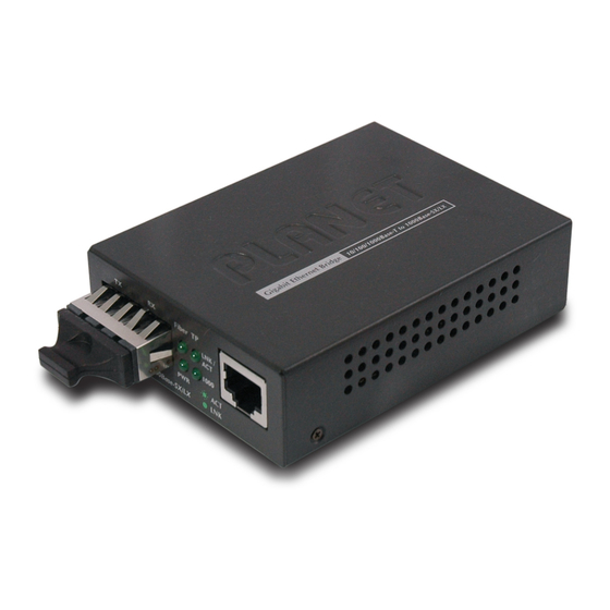 Planet GT-80X User Manual