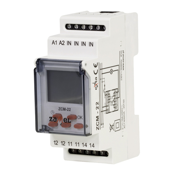 Zamel exta ZCM-22 Series Instruction Manual