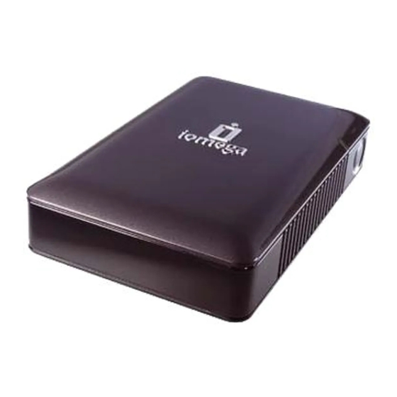 Iomega Desktop Hard Drive USB/FireWire Manuals