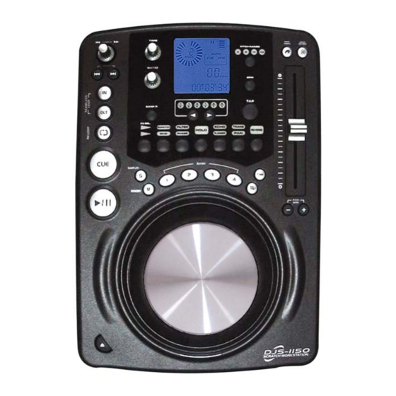 Omnitronic DJS-1150 Operating Instructions Manual