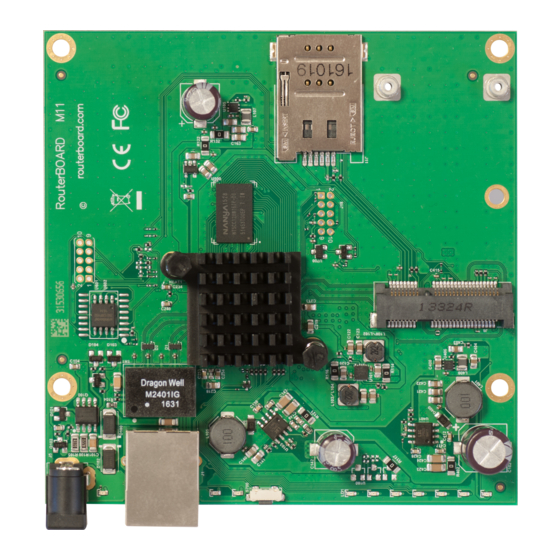 MikroTik RBM11G Quick Start Manual