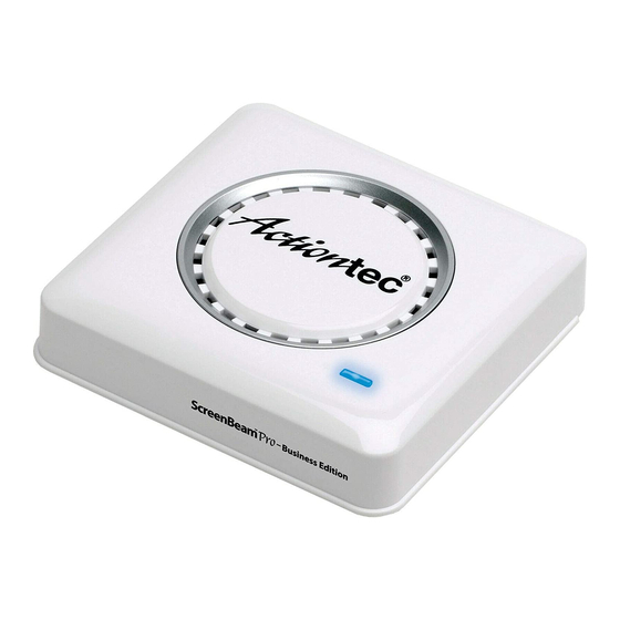 ActionTec ScreenBeam Pro SBWD100B User Manual