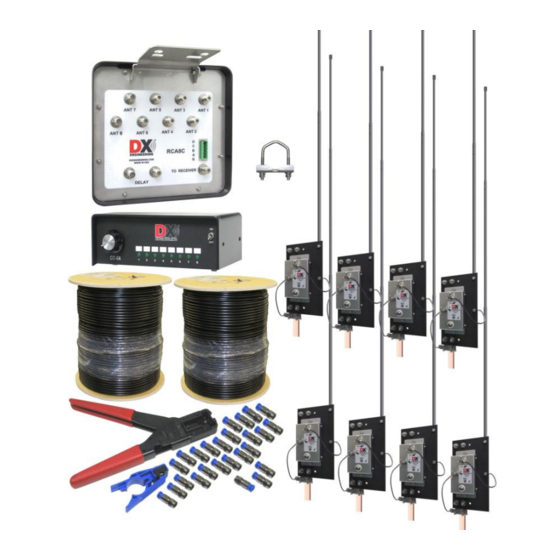 User Manuals: DX Engineering DXE-RCA8C-4S-INS Array